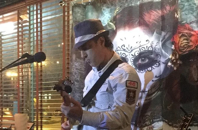 Steve playing